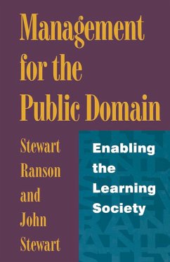 Management for the Public Domain (eBook, PDF) - Ranson, Stewart; Stewart, John