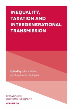 Cover Inequality, Taxation, and Intergenerational Transmission (eBook, PDF)
