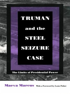 Cover Truman and the Steel Seizure Case (eBook, PDF)