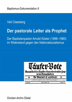 Der pastorale Leiter als Prophet (eBook, ePUB) - Claesberg, Veit