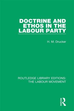 Cover Doctrine and Ethos in the Labour Party (eBook, PDF)
