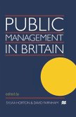 Public Management in Britain (eBook, PDF)