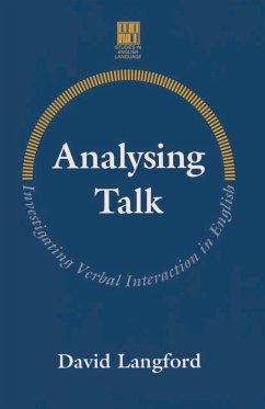 Analysing Talk (eBook, PDF) - Langford, David