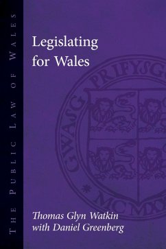 Cover Legislating for Wales (eBook, PDF)