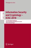 Information Security and Cryptology ¿ ICISC 2018