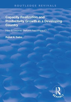 Cover Capacity Realization and Productivity Growth in a Developing Country (eBook, ePUB)