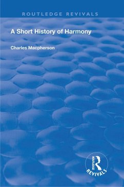 Cover A Short History of Harmony (eBook, PDF)