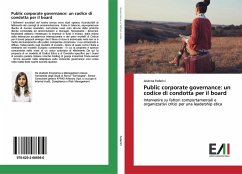 Public corporate governance: un codice di condotta per il board - Federici, Arianna