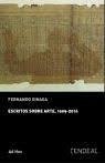 ESCRITOS SOBRE ARTE, 1999-2016