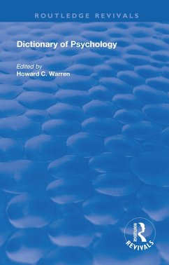Cover Dictionary of Psychology (eBook, PDF)
