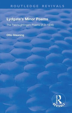 Cover Lydgate's Minor Poems (eBook, ePUB)