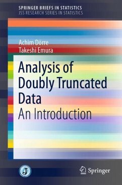 Analysis of Doubly Truncated Data - Dörre, Achim;Emura, Takeshi