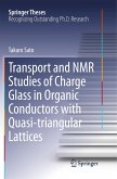 Transport and NMR Studies of Charge Glass in Organic Conductors with Quasi-triangular Lattices