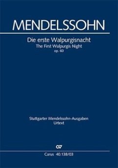 Die erste Walpurgisnacht, Klavierauszug - Mendelssohn Bartholdy, Felix