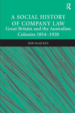 Cover A Social History of Company Law