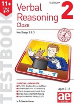 11+ Verbal Reasoning Year 5-7 Cloze Testbook 2 - Curran, Stephen C.; Vokes, Warren J.
