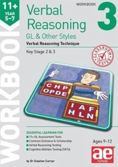 11+ Verbal Reasoning Year 5-7 GL & Other Styles Workbook 3 - Curran, Stephen C.; MacKay, Katrina