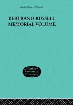 Bertrand Russell Memorial Volume - Roberts, George W