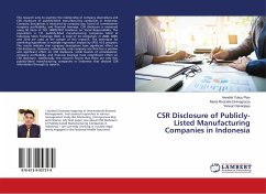 CSR Disclosure of Publicly-Listed Manufacturing Companies in Indonesia - Yulius Pian, Hendrik;Divinagracia, Maria Rochelle;Dananjaya, Yanuar