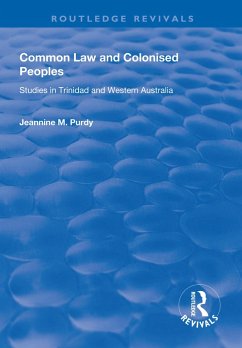 Cover Common Law and Colonised Peoples (eBook, PDF)