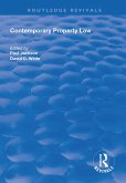 Contemporary Property Law (eBook, PDF)