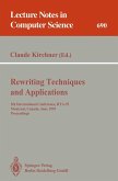 Rewriting Techniques and Applications (eBook, PDF)