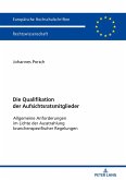 Die Qualifikation der Aufsichtsratsmitglieder (eBook, ePUB)