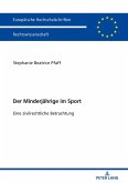 Der Minderjaehrige im Sport (eBook, ePUB)