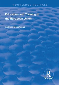 Cover Education and Training in the European Union (eBook, ePUB)