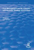 Cost Management and Its Interplay with Business Strategy and Context (eBook, ePUB)