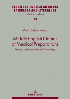 Middle English Names of Medical Preparations (eBook, ePUB) - Marta Sylwanowicz, Sylwanowicz