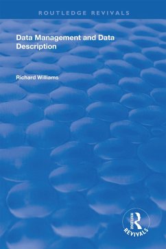 Data Management and Data Description (eBook, ePUB) - Williams, Richard