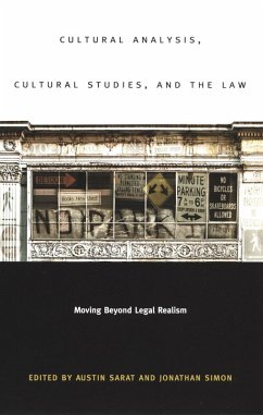 Cover Cultural Analysis, Cultural Studies, and the Law (eBook, PDF)