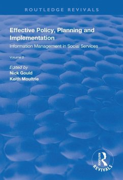 Effective Policy, Planning and Implementation (eBook, PDF) - Gould, Nick; Moultrie, Keith