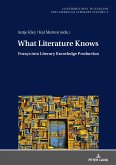 What Literature Knows (eBook, ePUB)