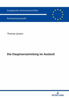 Die Hauptversammlung im Ausland (eBook, ePUB) - Thomas Jansen, Jansen