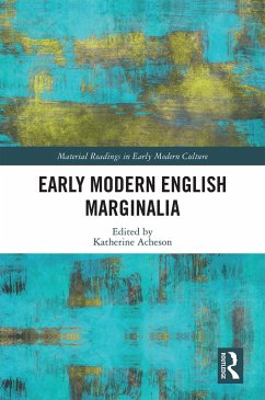 Cover Early Modern English Marginalia (eBook, ePUB)