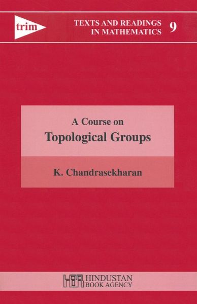 A Course on Topological Groups (eBook, PDF) A Course on Topological Groups (eBook, PDF)