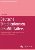 Deutsche Strophenformen des Mittelalters (eBook, PDF)