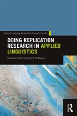 Doing Replication Research in Applied Linguistics (eBook, PDF)