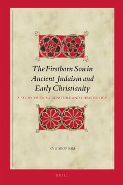 The Firstborn Son in Ancient Judaism and Early Christianity - Kim, Kyu Seop