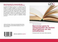 Ejercicios para la comprensión de textos descriptivos en los estudiantes - Arocha Hernández, Tania