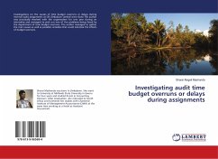 Investigating audit time budget overruns or delays during assignments