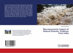 Macroeconomic Impact of Natural Disaster: Evidence from India