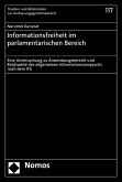 Informationsfreiheit im parlamentarischen Bereich (eBook, PDF)