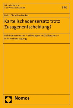 Kartellschadensersatz trotz Zusagenentscheidung? (eBook, PDF) - Becker, Björn Christian