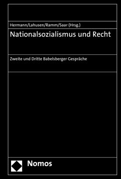 Nationalsozialismus und Recht (eBook, PDF)