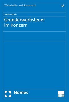 Grunderwerbsteuer im Konzern (eBook, PDF) - Krich, Stefan