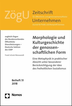 Cover Morphologie und Kulturgeschichte der genossenschaftlichen Form (eBook, PDF)