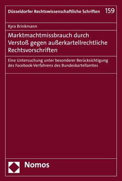 Cover Marktmachtmissbrauch durch Verstoß gegen außerkartellrechtliche Rechtsvorschriften (eBook, PDF)